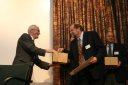 Dr. G. David Johnson receives the Artedi Lecturer Award