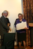 Dr. Lynne R. Parenti receives the Artedi Lecturer Award